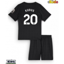 Tottenham Hotspur Mohammed Kudus #20 Replica Away Minikit 2025-26 Short Sleeve (+ pants)